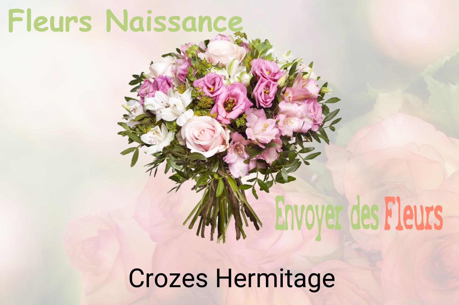 Bouquet de fleurs de naissance livré à Crozes-Hermitage